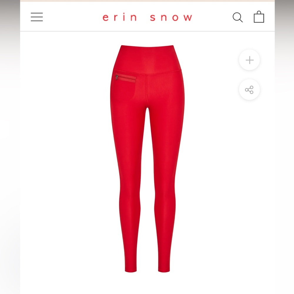 Erin Snow Peri Stretch Ski Leggings - XS - Red
